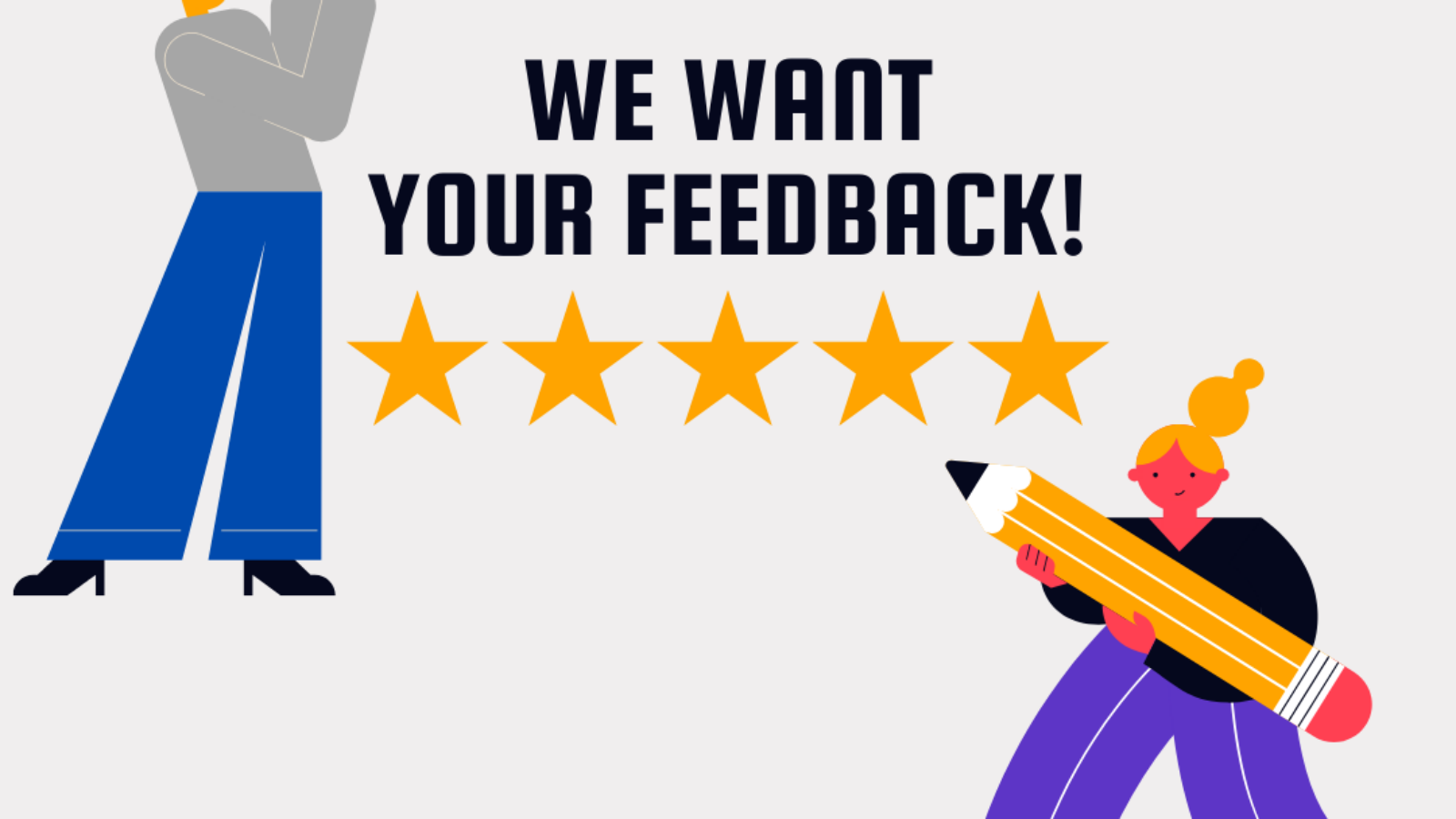 Beige Flat We Want Your Feedback Instagram Post